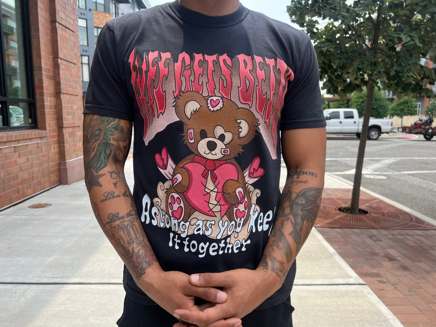 Lyfe Gets Bettr Teddy Tee