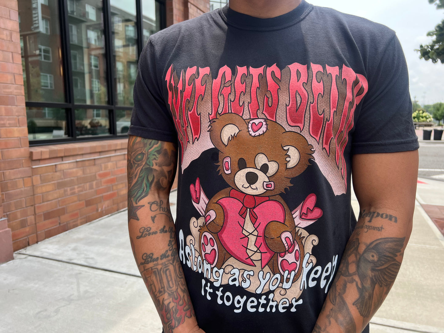 Lyfe Gets Bettr Teddy Tee